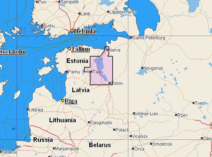 C-map Карта глубин - Чудское-Псковское озёра (Пейпус-Псков) 607