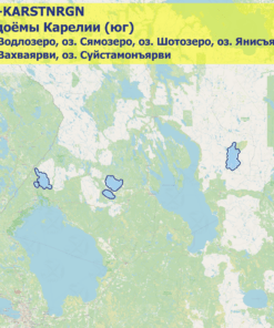karta karelia yug ozera