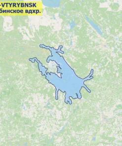 karta rybinskogo vodohranilischa