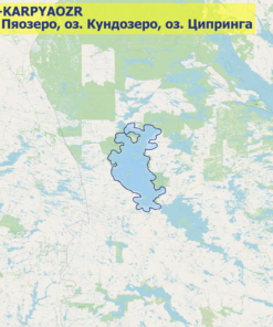 Карта Пяозеро