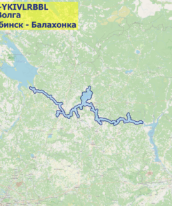 Карта Волга (Рыбинск - Балахонка)