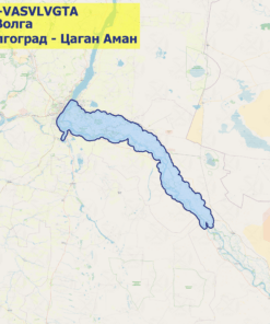 Карта Волга (Волгоград - Цаган Аман)
